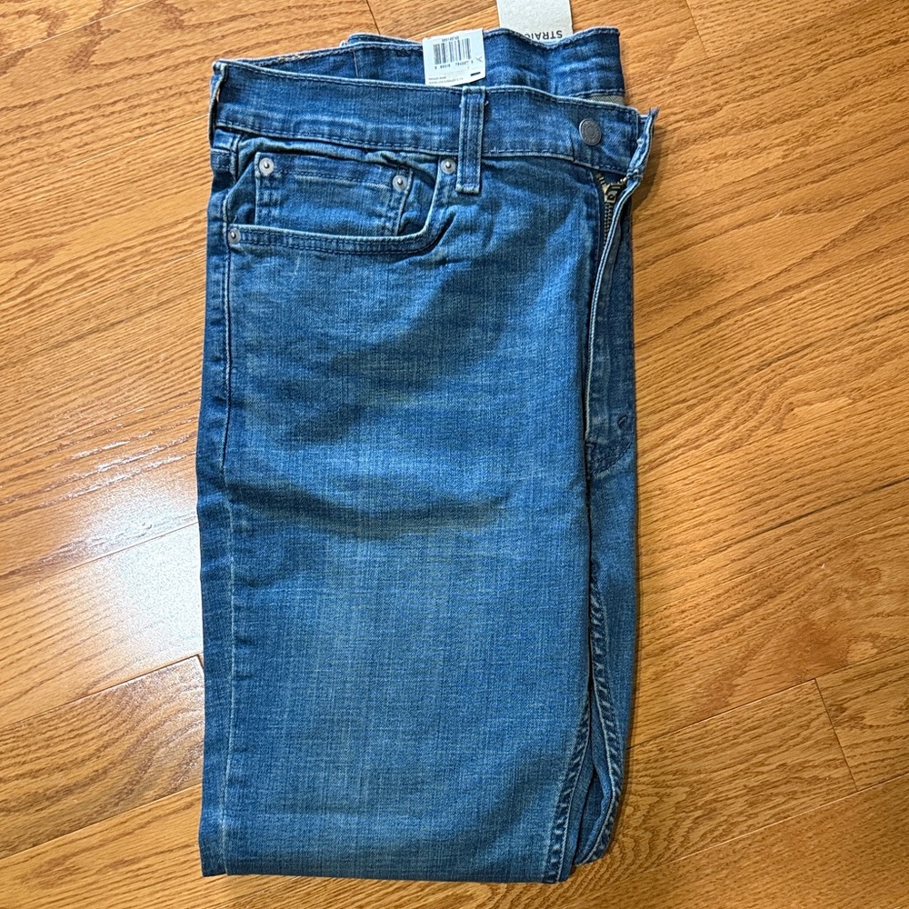 SALE👖Levi's Men's Dark Indigo Straight Jeans